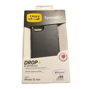 - NEW- OTTERBOX Symmetry Series Case for Apple iPhone 12 Mini - Black